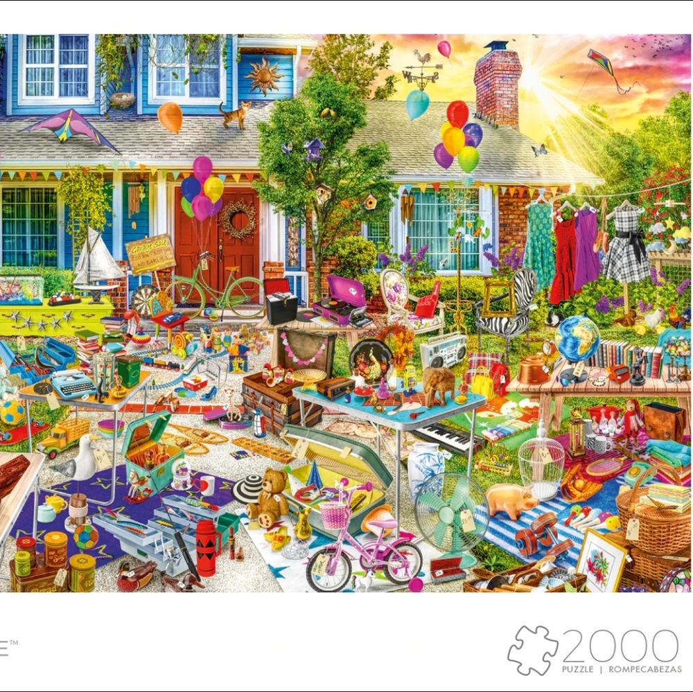 NEW Aimee Stewart "Yard Sale" Puzzle - 2000 Pieces